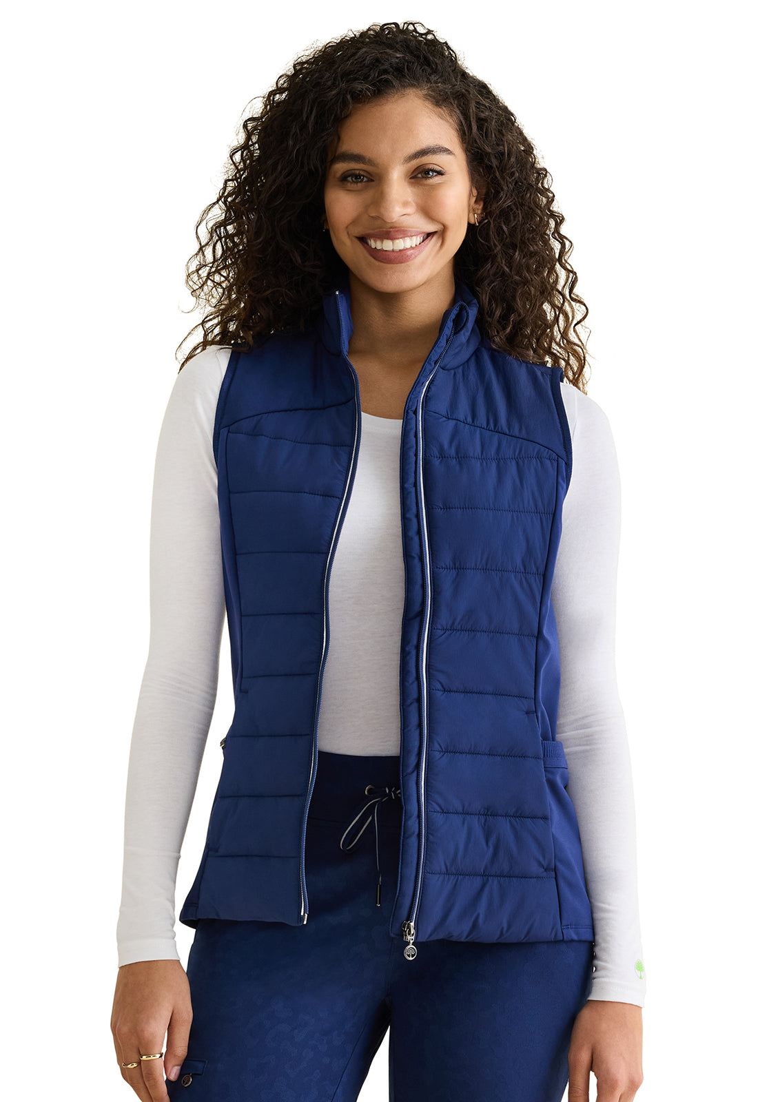 Women's Khloe Quilted Vest - Navy